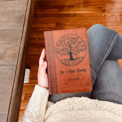 Personalized Family Bible, Custom KJV Family Tree Study Bible, Engraved Bible, Wedding Bible, Christian Gifts, Family Bible for Wedding - Religious Books - Aylev