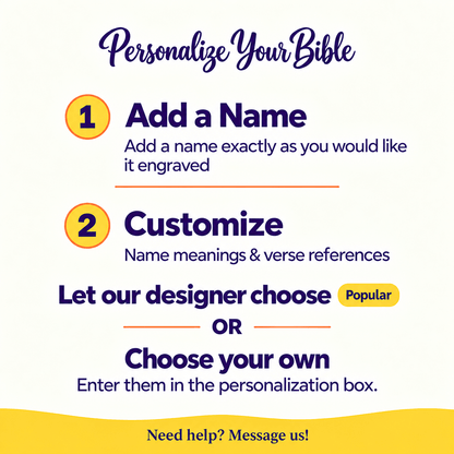 Personalized NIV Journaling Bible, Custom Engraved Acrostic Name with Verse Reference, Christian Sports Gift for Football Players - Religious Books - Aylev