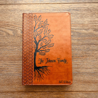 Personalized Family Bible, Custom KJV Family Tree Study Bible, Engraved Bible, Wedding Bible, Christian Gifts, Family Bible for Wedding - Religious Books - Aylev