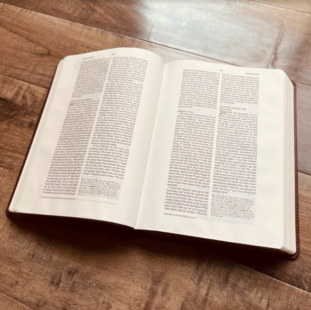 Personalized Bible for Men, ESV Wide Margin, Customized Bible Engraved Name, Knight Warrior Design, Christian Gift, Bible Gifts for Him