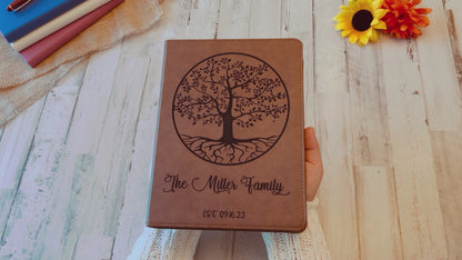 Personalized Family Bible, Custom KJV Family Tree Wide-Margin Bible, Engraved Bible, Wedding Bible, Christian Gifts Family Bible for Wedding
