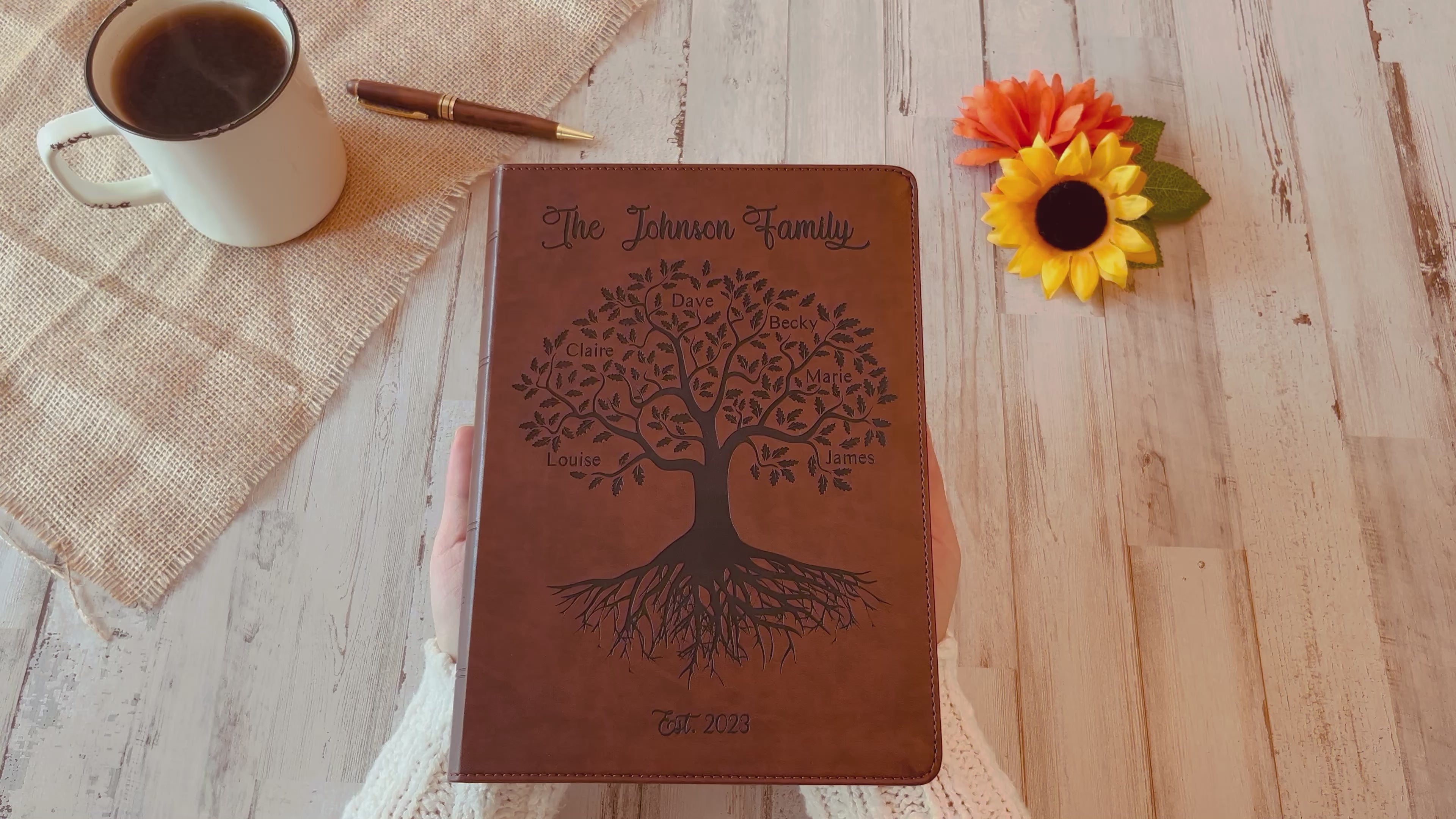 Personalized Family Bible | Custom ESV Family Bible | Engraved Family Bible Wedding Bible Christian Gifts Family Tree Bible for Wedding