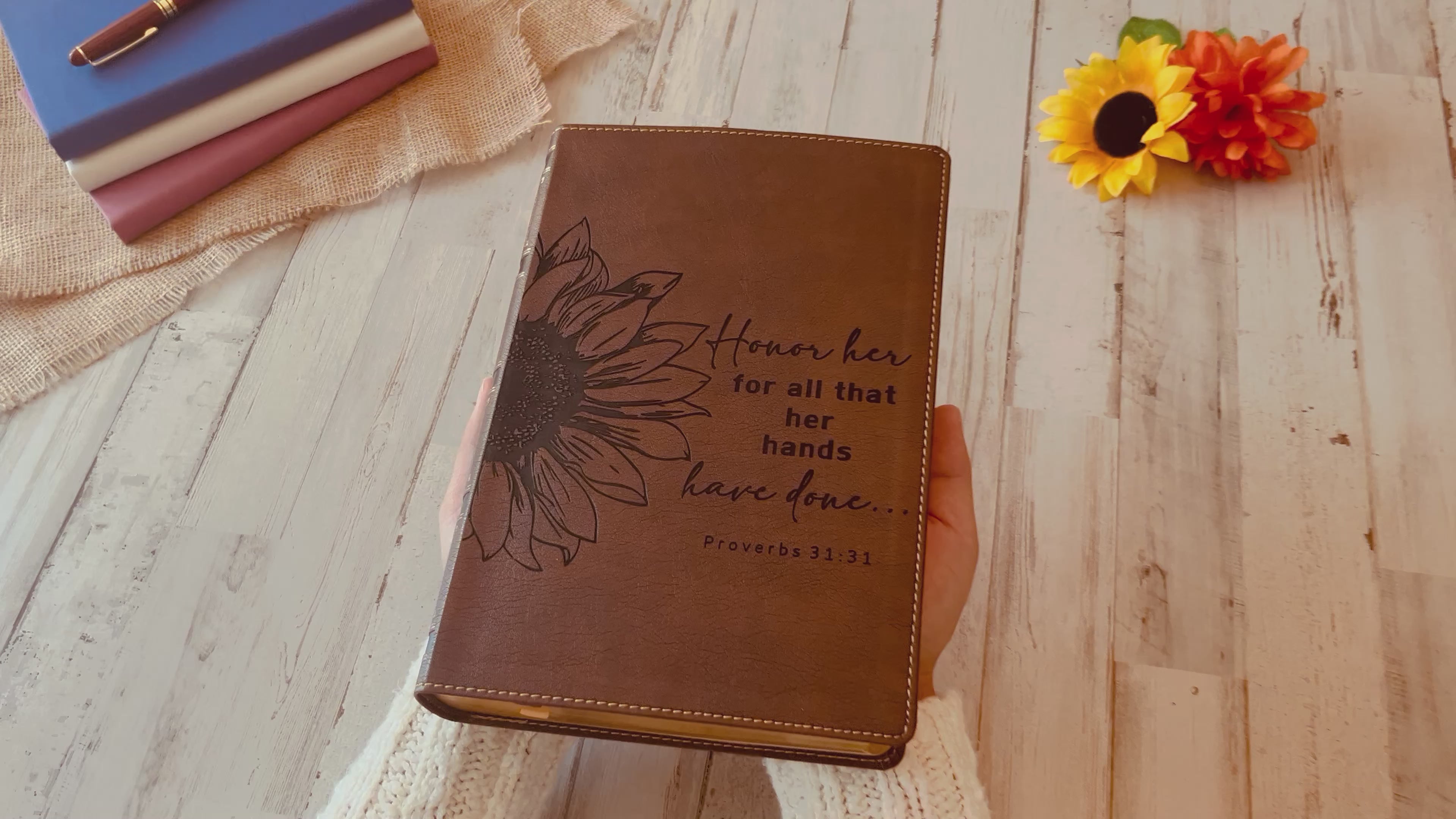 Personalized NKJV Bible: Create Your Own Custom Engraved Design with a Designer, Wide-Margin Reference New King James Version Holy Bible