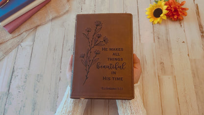 Personalized NKJV Bible: Create Your Own Custom Engraved Design with a Designer, Wide-Margin Reference New King James Version Holy Bible