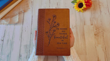 Personalized KJV Bible, Everyday Study Bible, Custom Bible Engraved King James Version, Christian Gifts, Baptism Gifts, KJV Bible Women Men