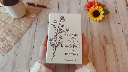 Custom Prayer Journal, Bible Study Journal, Daily Prayer Bible Journal, Prayer Journal for Women men, Bible Accessories Bible Study Supplies
