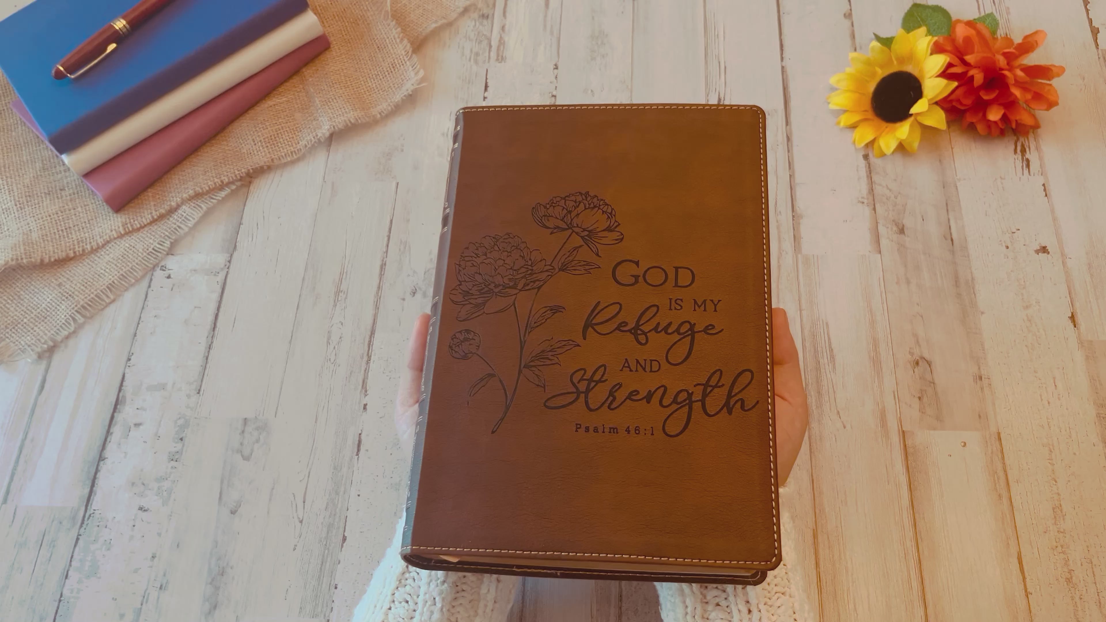 Personalized NKJV Bible: Create Your Own Custom Engraved Design with a Designer, Wide-Margin Reference New King James Version Holy Bible