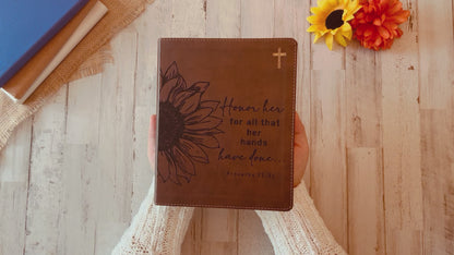 Personalized NIV Bible: Create Your Own Custom Engraved Design with a Designer, Comfort Print Journaling New International Version Holy Bible