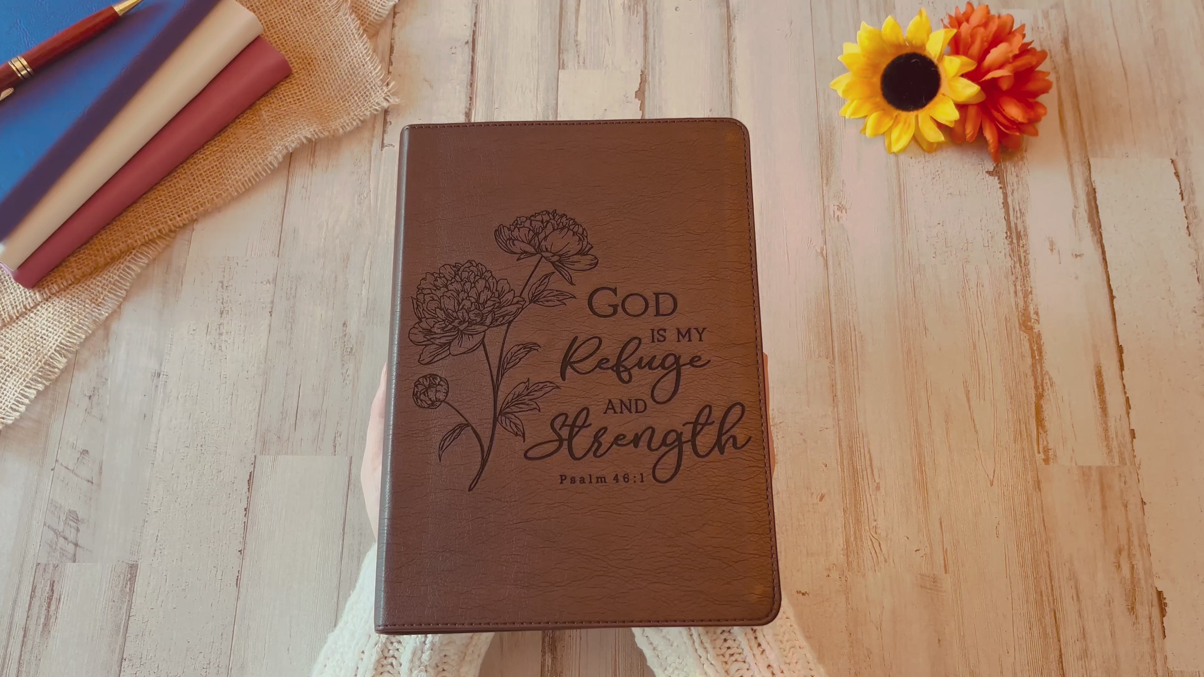Personalized ESV Bible: Create Your Own Custom Engraved Design with a Designer, Large Print Journaling English Standard Holy Bible