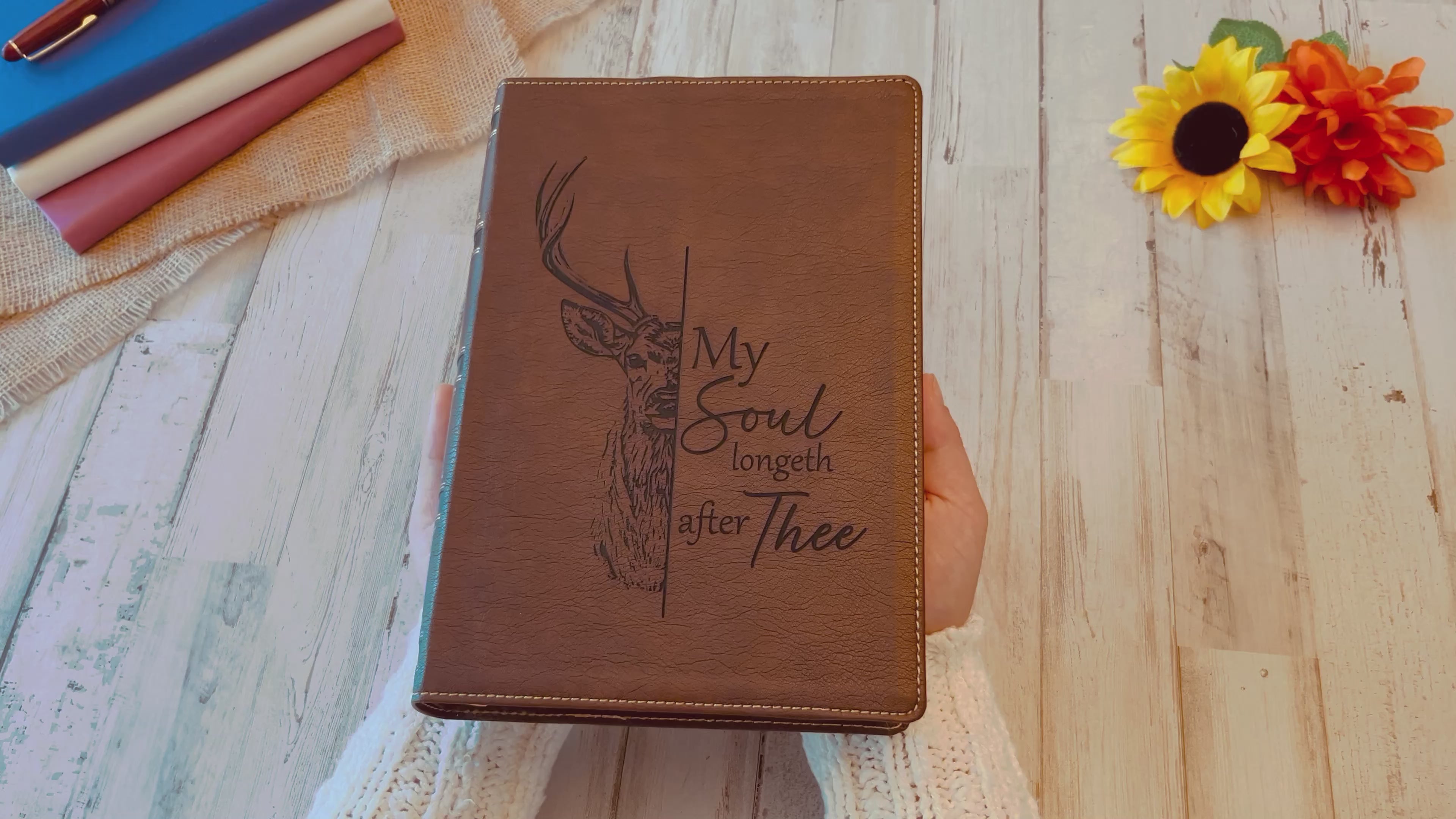 Personalized NKJV Bible: Create Your Own Custom Engraved Design with a Designer, Wide-Margin Reference New King James Version Holy Bible