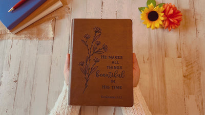 Custom NASB Bible | Giant Print Bible | Custom Bible Engraved NASB version | Christian Gifts Baptism Gifts NASB Bible Women Men