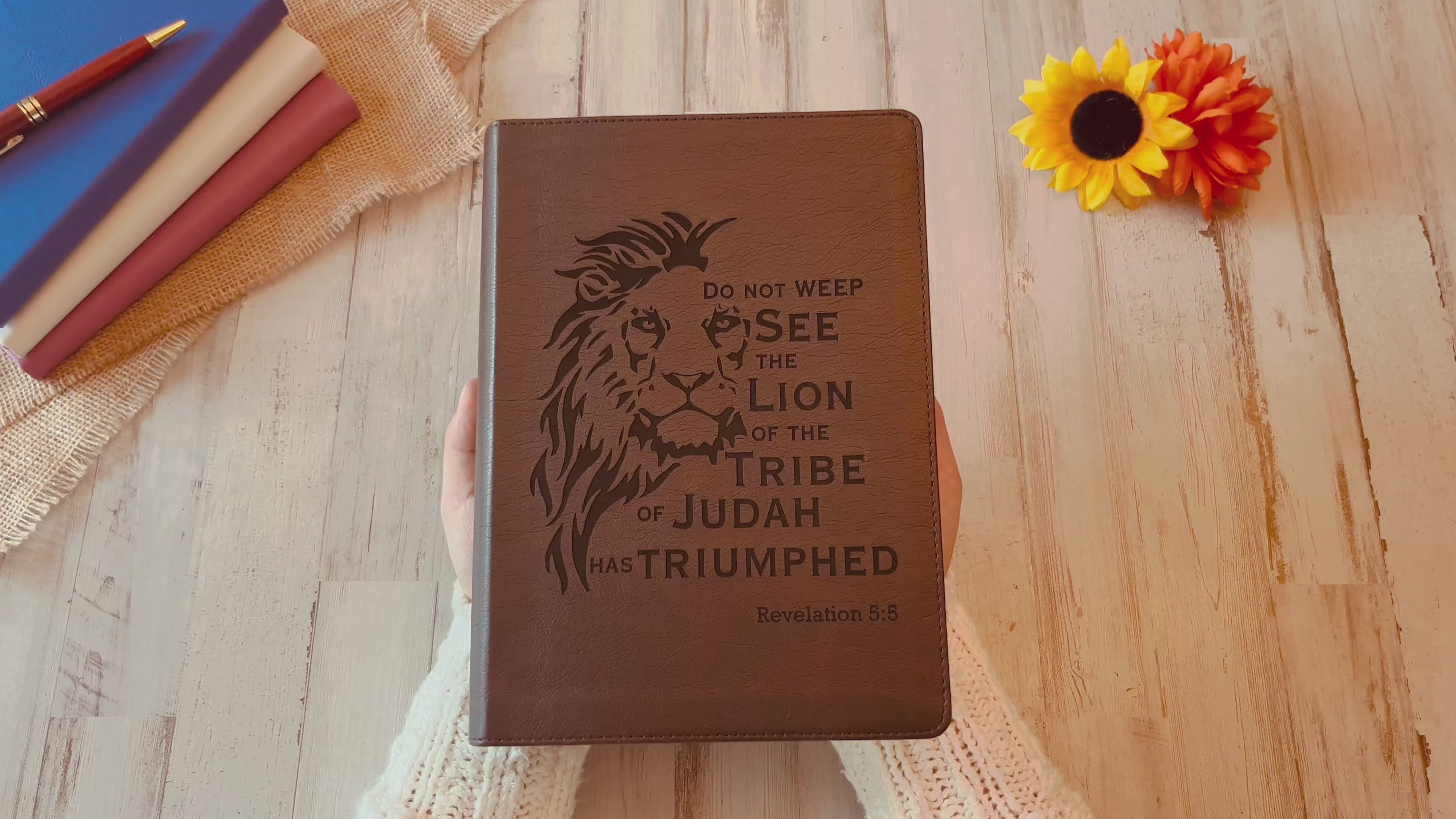 Personalized ESV Bible: Create Your Own Custom Engraved Design with a Designer, Large Print Journaling English Standard Holy Bible