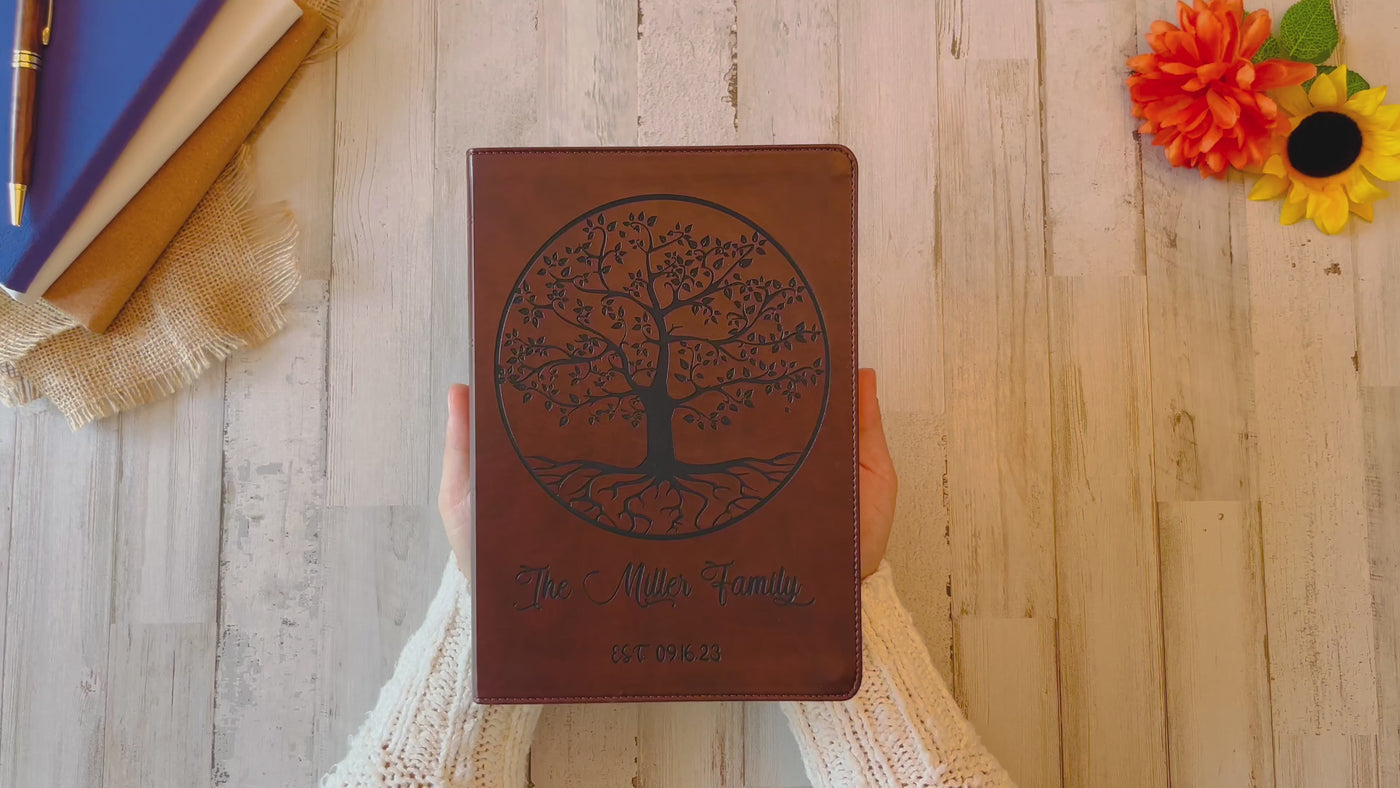 Personalized Family Bible | Custom ESV Family Bible | Engraved Family Bible Wedding Bible Christian Gifts Family Tree Bible for Wedding