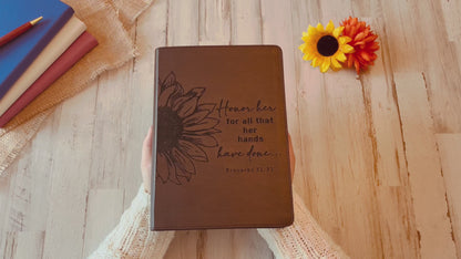 Personalized ESV Bible: Create Your Own Custom Engraved Design with a Designer, Large Print Journaling English Standard Holy Bible