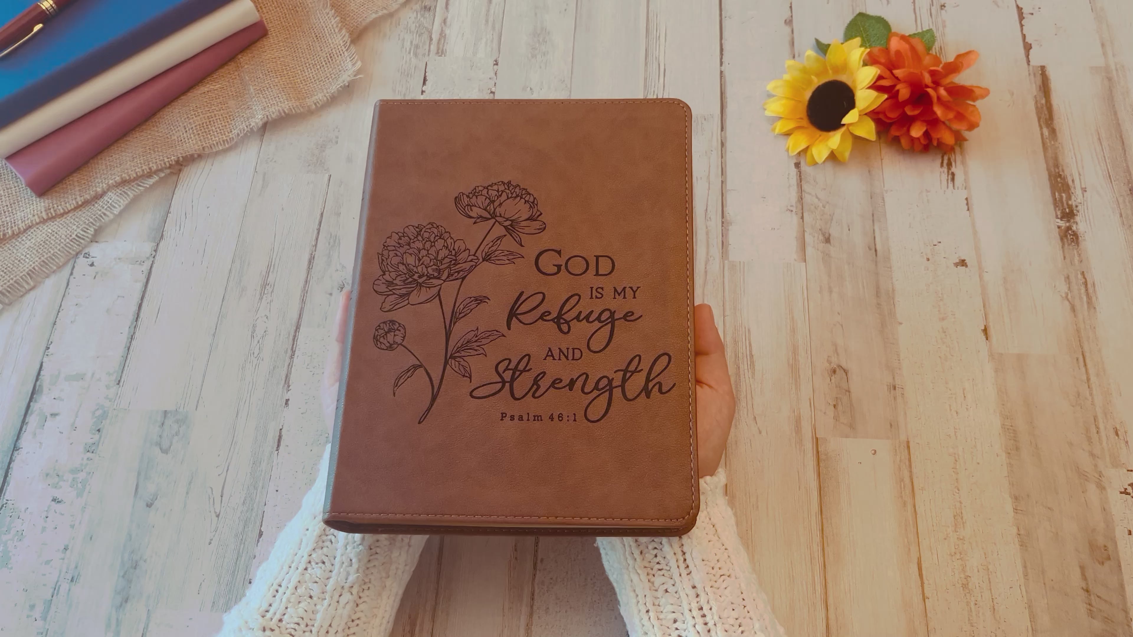 Personalized KJV Bible: Create Your Own Custom Engraved Design with a Designer, Large Print Red Letter Wide-Margin King James Holy Bible