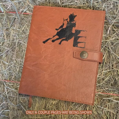 Barrel Racing Log Book | Barrel Racing Journal & Planner | Barrel Racing Gifts | Horse Gifts for Girls | Horse Journal | Barrel Racing Tack