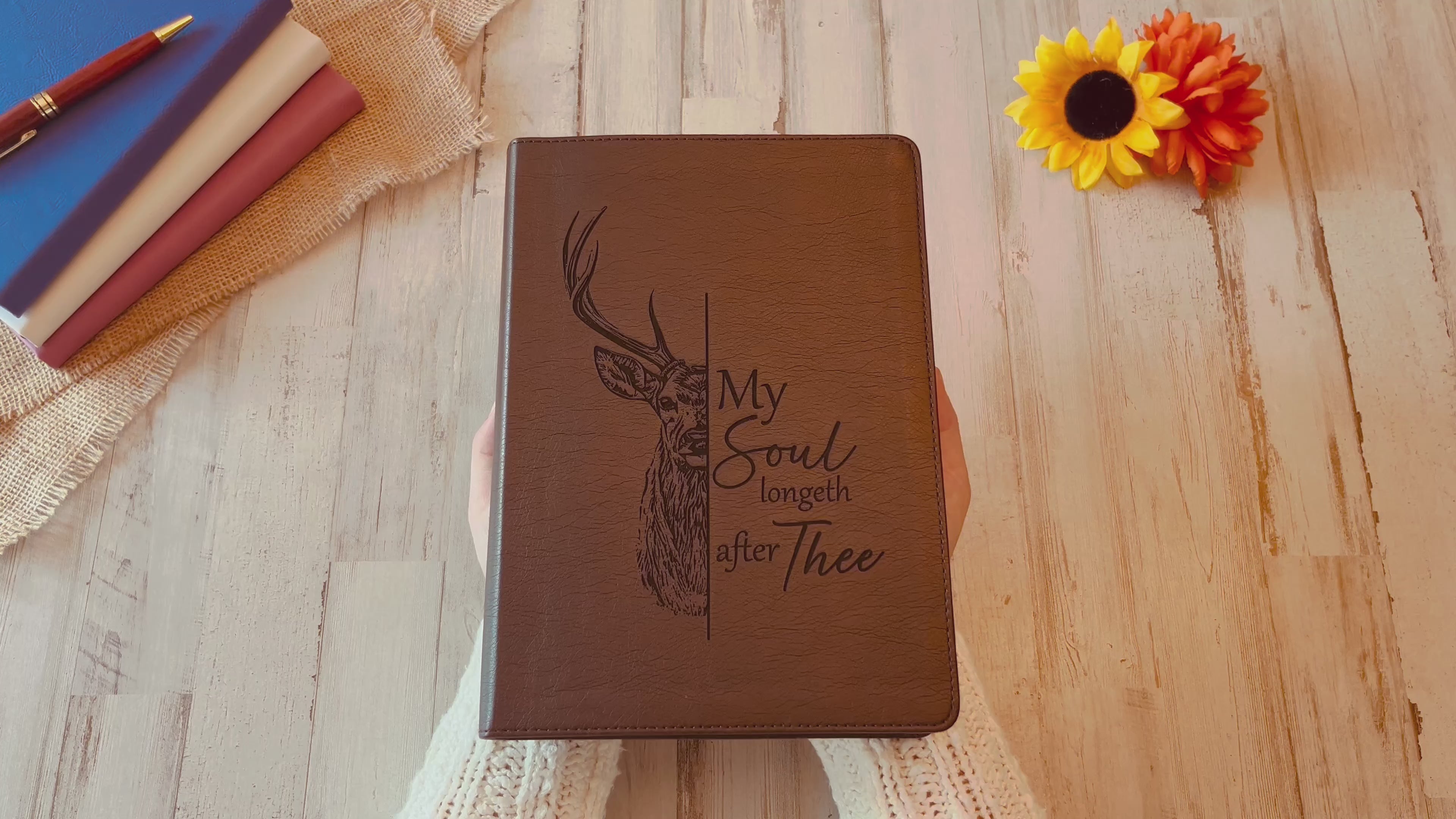 Personalized ESV Bible: Create Your Own Custom Engraved Design with a Designer, Large Print Journaling English Standard Holy Bible