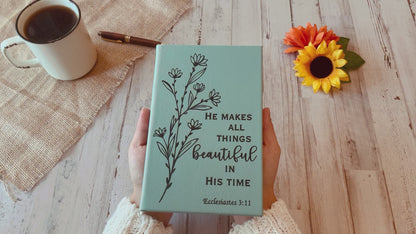 Custom Prayer Journal, Bible Study Journal, Daily Prayer Bible Journal, Prayer Journal for Women men, Bible Accessories Bible Study Supplies
