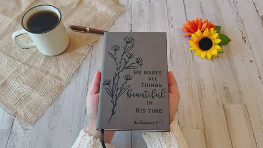 Custom Prayer Journal, Bible Study Journal, Daily Prayer Bible Journal, Prayer Journal for Women men, Bible Accessories Bible Study Supplies