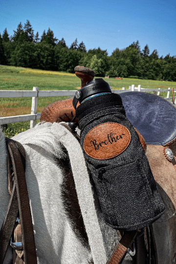 Horse Saddle Water Bottle Holder Personalized, Multi Pocket Horse Saddle Drink Holder up to 40oz, Horse Gifts, Horse Stuff, Horse Tack - Apparel & Accessories - Aylev