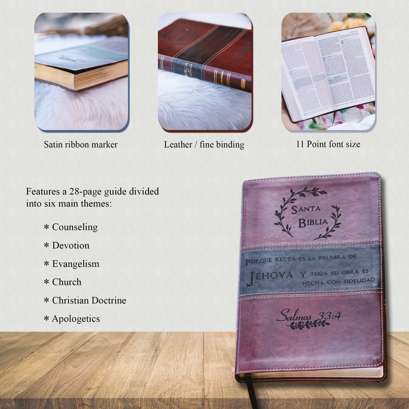 Biblia en Español Personalizada | Personalized Spanish RVR 1960 Bible - Starkenburg Company