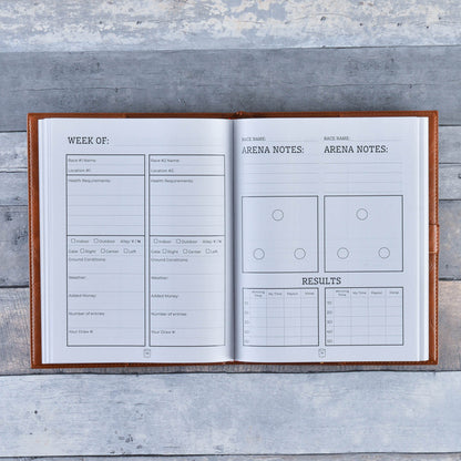 Personalized Barrel Racing Log Book, Barrel Racing Journal & Planner, Barrel Racing Gifts, Horse Gifts, Horse Journal Barrel Racing Tack - Animals & Pet Supplies - Aylev