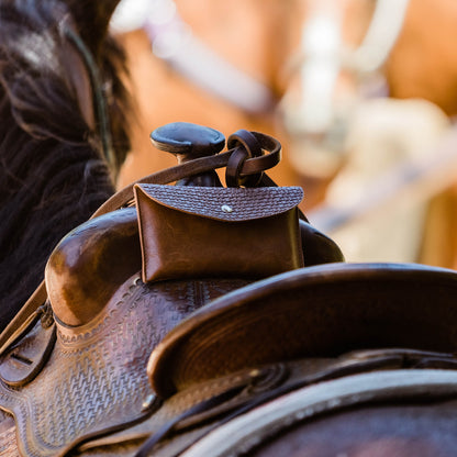 Horse Saddle Pommel Bag, Original Design, Saddle Phone Holder, Horse Tack, Horse Gifts For Women, Equestrian Gifts Horse Lover - Horse Tack Accessories - Aylev