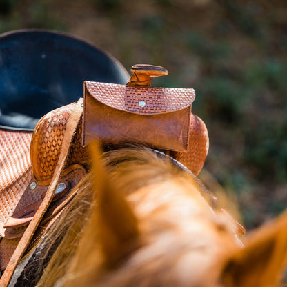 Horse Saddle Pommel Bag, Original Design, Saddle Phone Holder, Horse Tack, Horse Gifts For Women, Equestrian Gifts Horse Lover - Horse Tack Accessories - Aylev