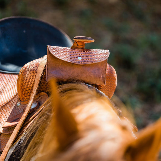 Horse Saddle Pommel Bag, Original Design, Saddle Phone Holder, Horse Tack, Horse Gifts For Women, Equestrian Gifts Horse Lover - Horse Tack Accessories - Aylev