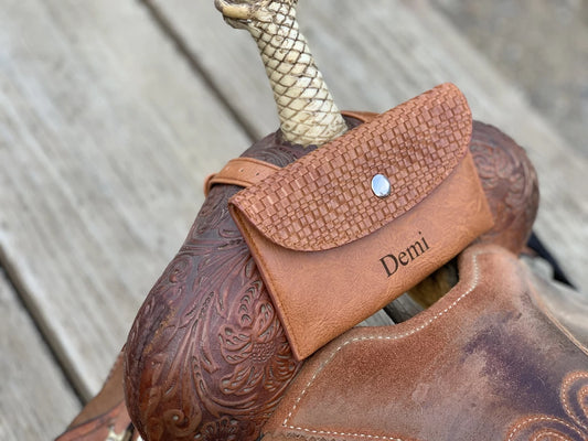 Personalized Horse Saddle Bag - Cell Phone Holder - Starkenburg Company